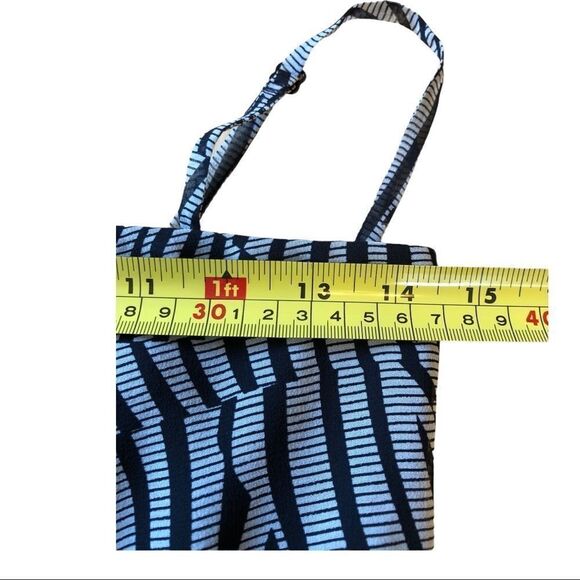 Ted Baker Emidius Zebra Print Silk Strapless Dress EUC - Picture 6 of 11